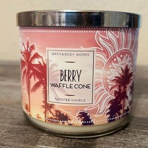 Berry Waffle Cone Bath and Body Works Candle